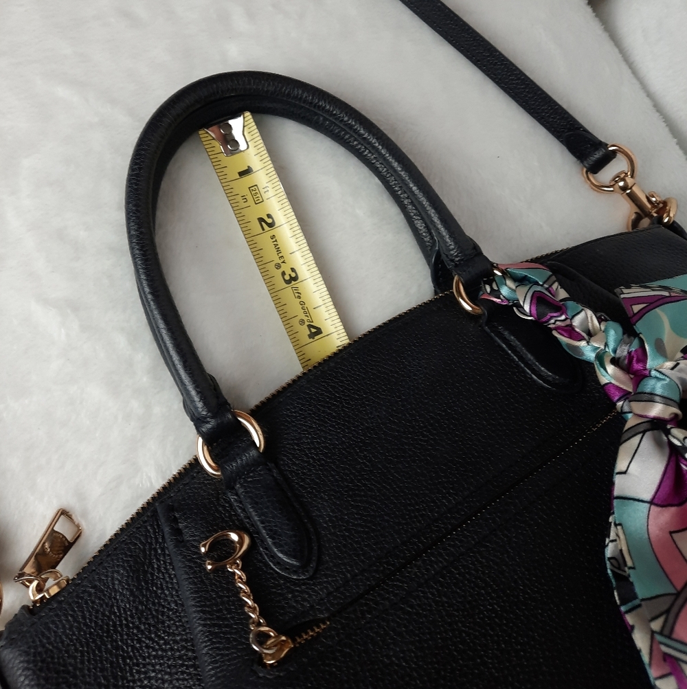 Coach Elegant Elise Sathcel Bag with Scarf Accent - Picture 15 of 15